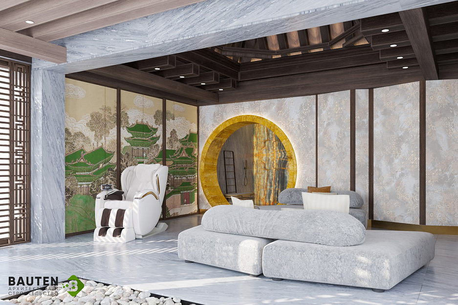 Дизайн-проект "Китайская баня"